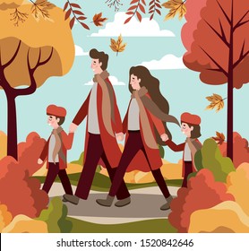 Family and Autumn season design