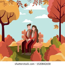 Family and autumn season design