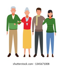 family avatar cartoon character