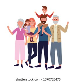 family avatar cartoon character