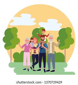 family avatar cartoon character