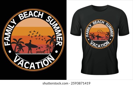 Family Beach Summer Vacation t shirt, summer t shirt for family tour . 