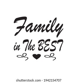 family in the best quote letters
