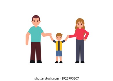 Family Big Family Small Family Illustrations Stock Vector (Royalty Free ...