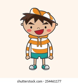 family boy character theme elements