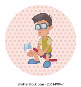 family boy character theme elements