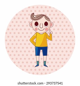 family boy character theme elements
