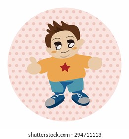 family boy character theme elements