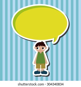 family boy character theme elements
