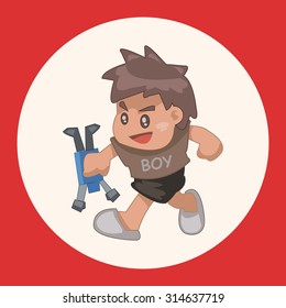 family boy character theme elements