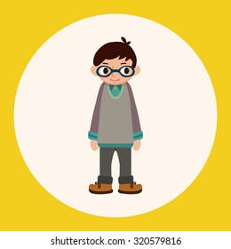 family boy character theme elements