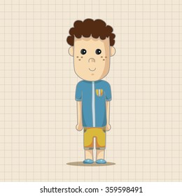 family boy character theme elements