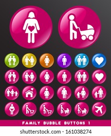 Family Bubble Buttons 1.