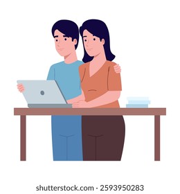 Family business partnership online store startup