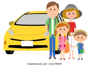 Family And Car