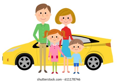 Family And Car