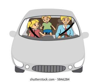 Auto familiar - Vector