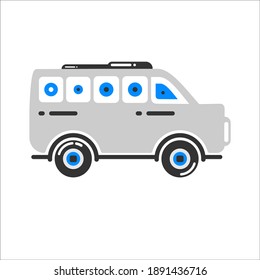 family car vector icon suitable for your travel transportation illustration