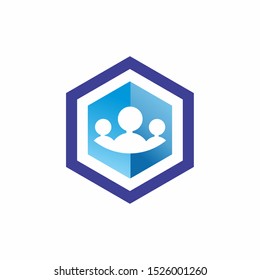 Family Care icon Logo Design Element - vector