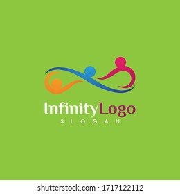 family care infinity logo vector image