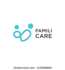 Family care logo design templates