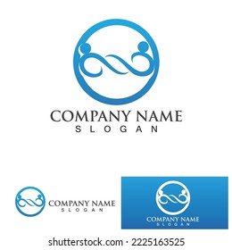 Family care logo and symbol vector