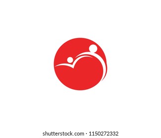 Family Care Logo template vector icon design
