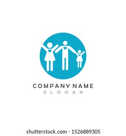 Family Care Logo Template Vector Icon App