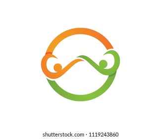 Family Care Love Logo And Symbols Template