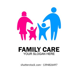 Family Care Love Logo And Symbols Template