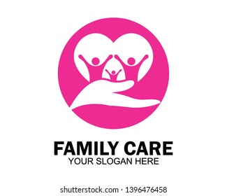 Family Love Care Logo Vector Icon Stock Vector (Royalty Free ...