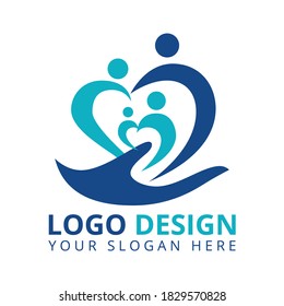 Family Care Professional Logo Design Vector