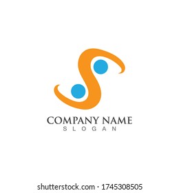 Family care s logo sign illustration vector design