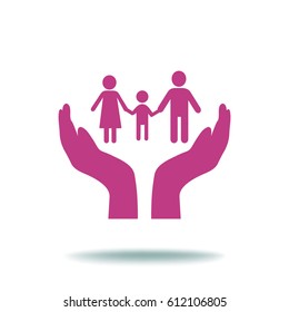 Familienbetreuungsvektor
