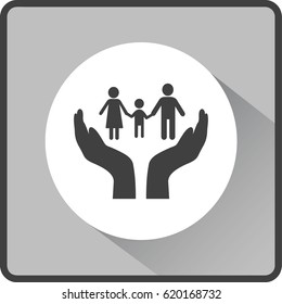 Familienbetreuungsvektor