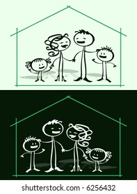 family cartoon - home - others: http://www.shutterstock.com/lightboxes.mhtml?lightbox_id=499084