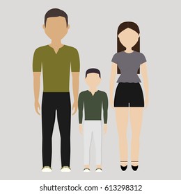 family cartoon icon