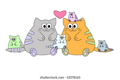 The family of cats