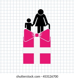 family celebration  design, vector illustration eps10 graphic 