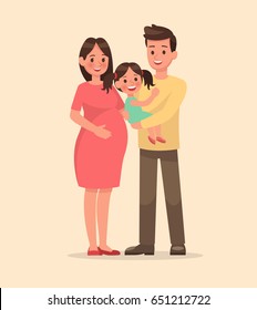 family character vector design set