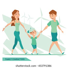 FAMILY CHARACTERS design