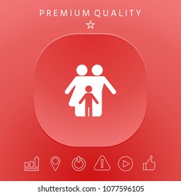 Family with child - icon