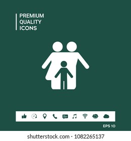 Family with child - icon