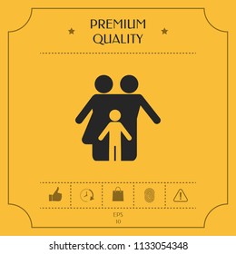 Family with child - icon