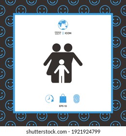 Family with child - icon