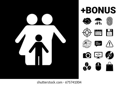 Family with child - icon