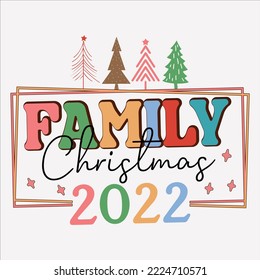 Family Christmas 2022 shirt, Happy Christmas shirt, aliment shirt, , christmas clipart, joy groovy, groovy, , tis the season, tree hot chocolate