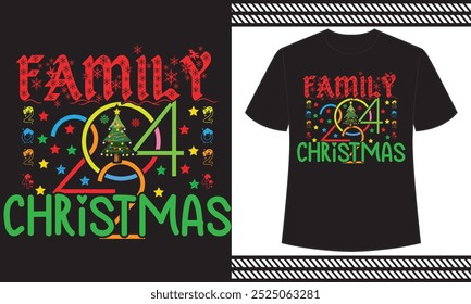 Family Christmas 2024 t shirt design