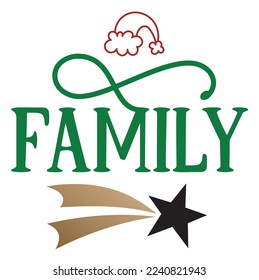 Family For Christmas For eps File