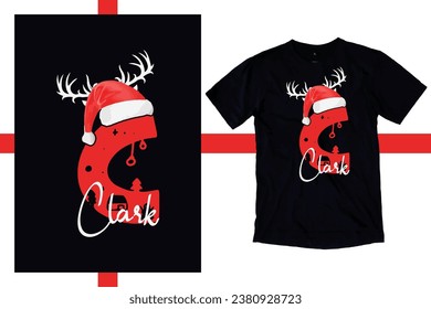 Family Christmas Name Shirt, Monogrammed Family Christmas Shirt, Personalized Matching Christmas Family T-Shirt Design, Custom Christmas Shirt With Name